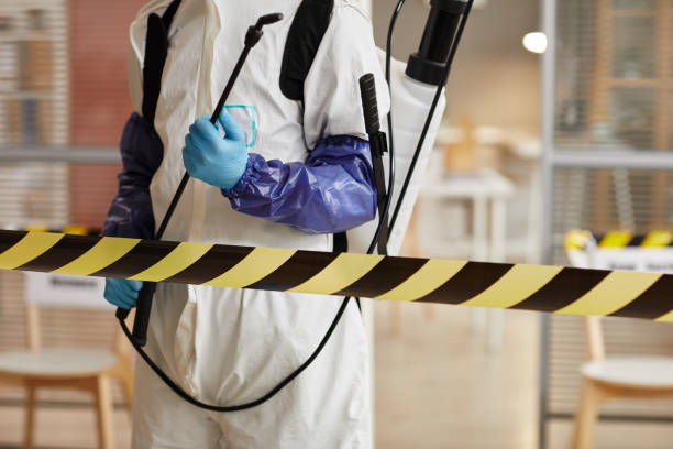Professional Crime Scene Cleanup technician working in Goldsmith, IN